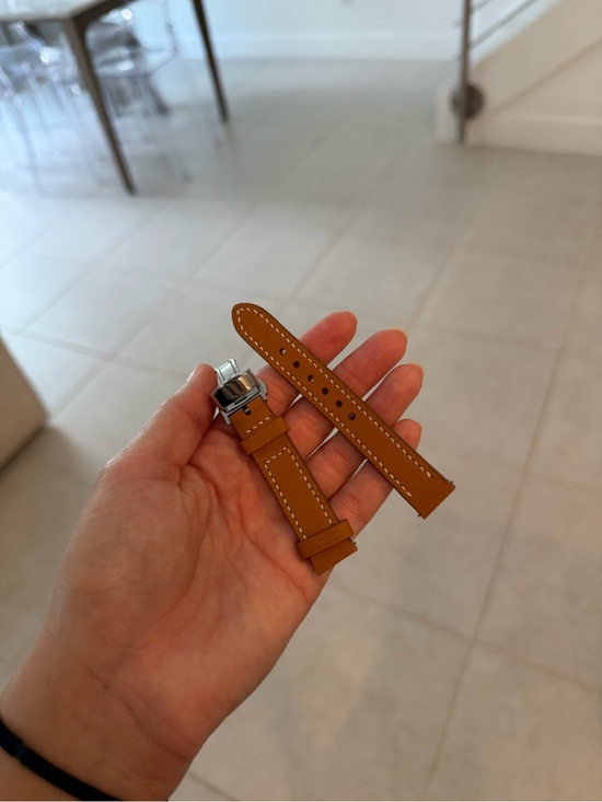 Cartier Dumont Rhone Brown Leather Watch Strap - liger straps